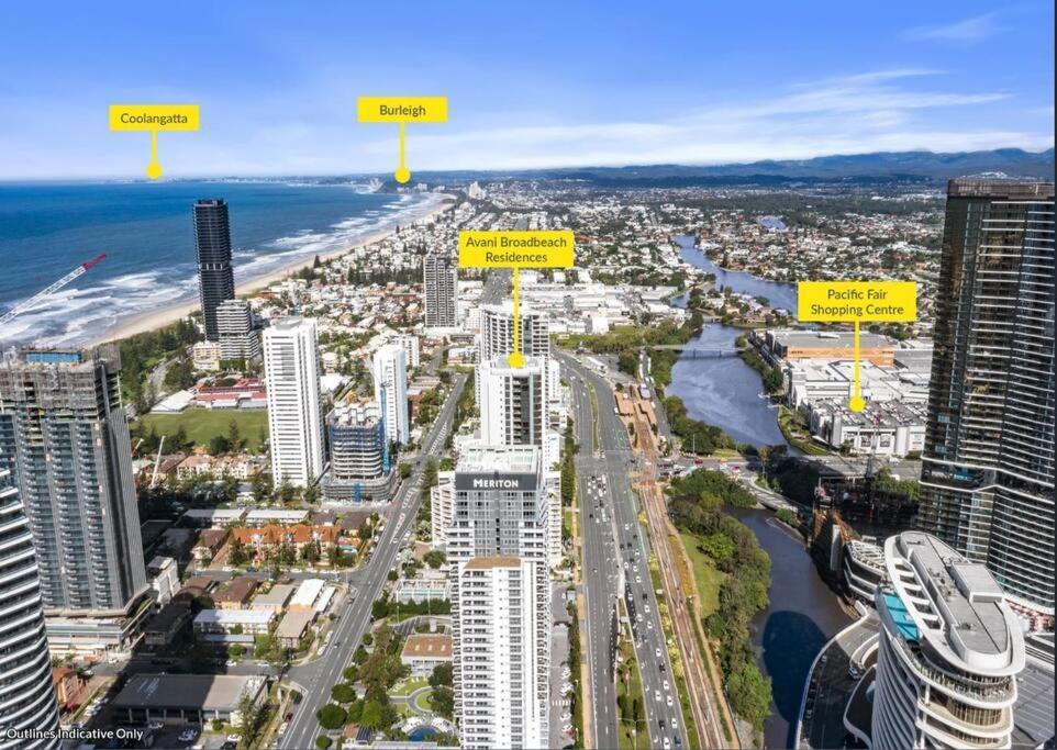 Broadbeach Stunner Modern And Central Голд-Кост Екстер'єр фото